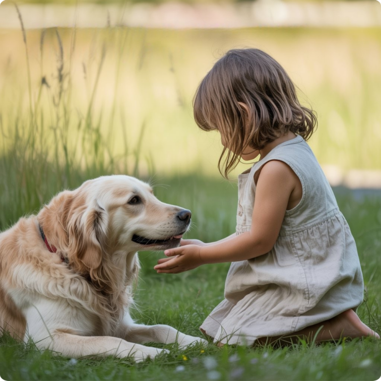 Talking with kids at Rescue Village Animal Camp about how our energy connects with animals.